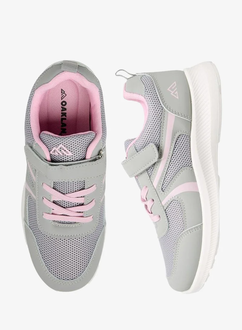 Oaklan by Shoexpress GREY Girls Hook & Loop Sports Shoes for Women | Best Price UAE