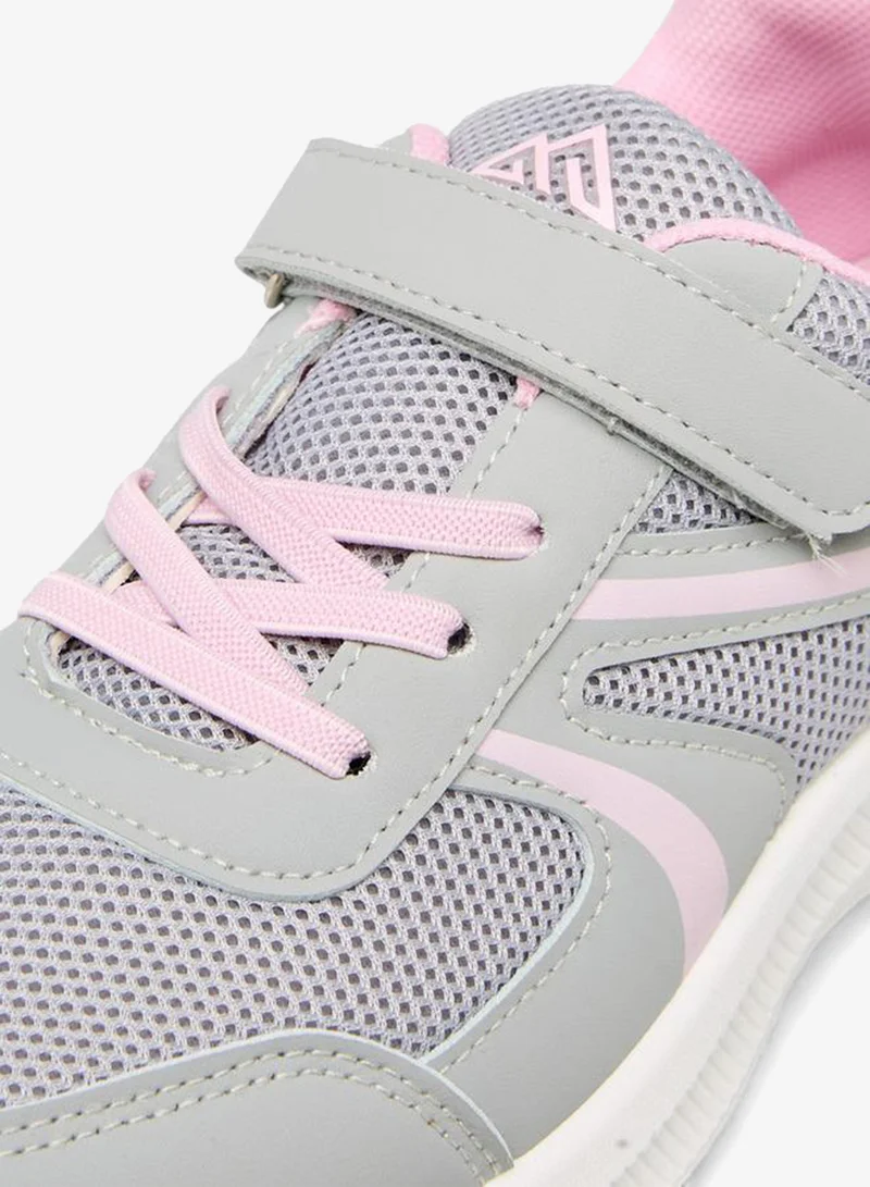 Oaklan by Shoexpress GREY Girls Hook & Loop Sports Shoes for Women | Best Price UAE