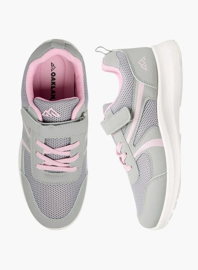 Oaklan By Shoexpress Girls Hook & Loop School Sports Shoes