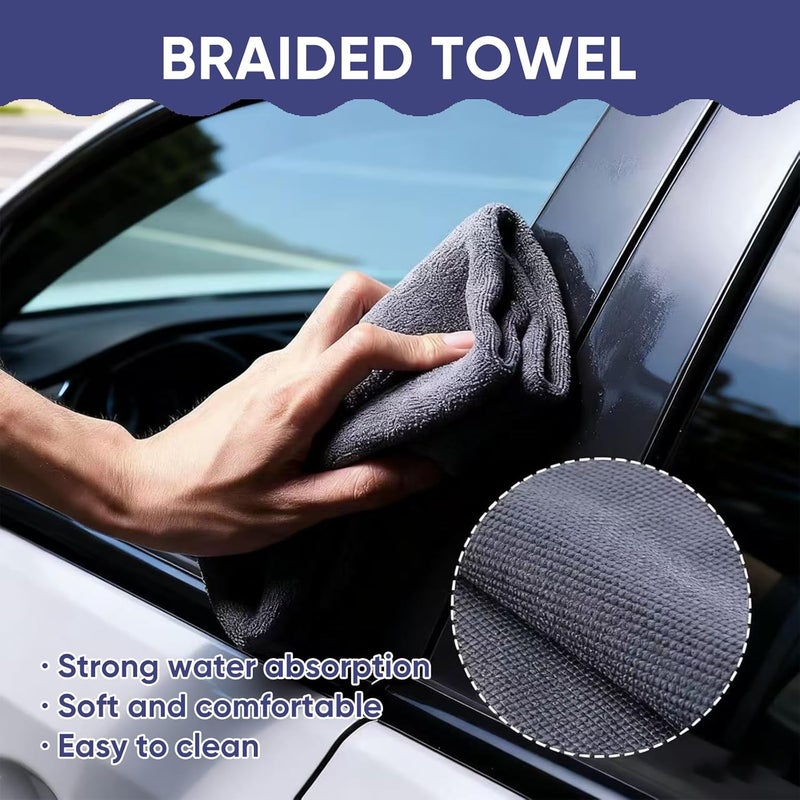 YEVON 2PCS Magic Bathroom Drying Cloth – Super Absorbent Microfibre Towel for Streak-Free Cleaning - Image 5