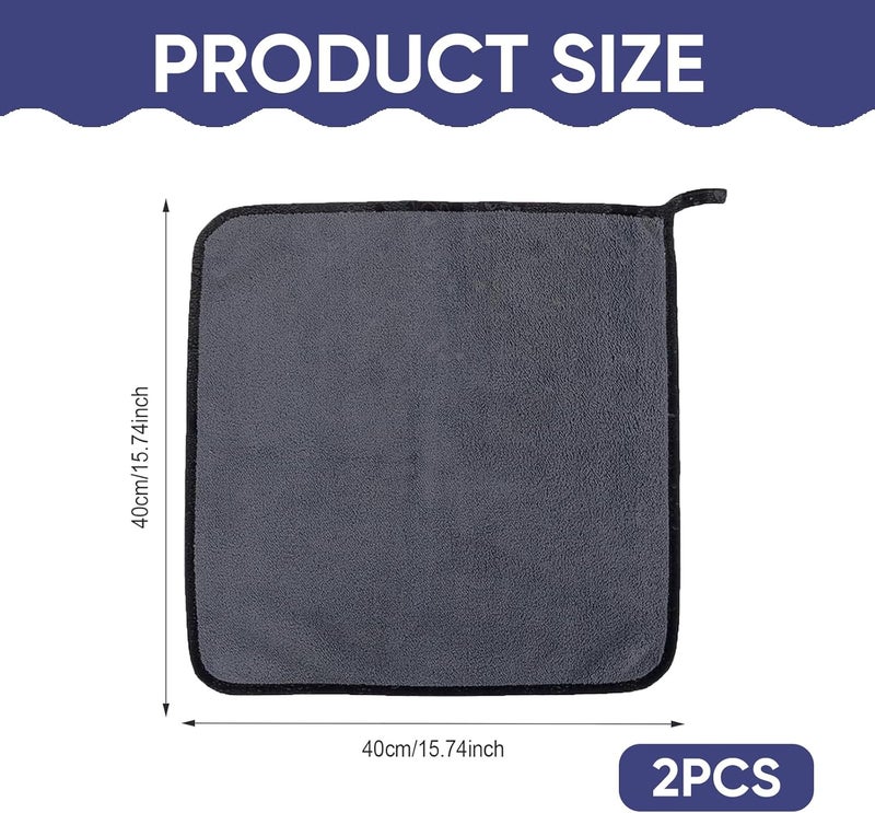 YEVON 2PCS Magic Bathroom Drying Cloth – Super Absorbent Microfibre Towel for Streak-Free Cleaning - Image 2