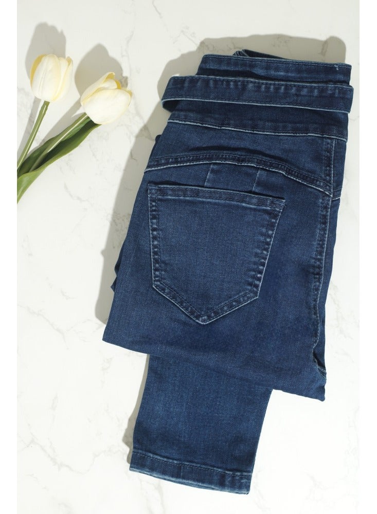 بونكا جينز نسائي أزرق غامق من بونكا - Image 1