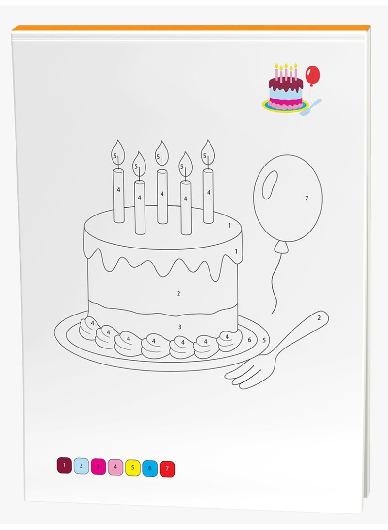 Coloring Book For Children Aged 3 to 4 Years, Made Of Cardboard, 17 cm x 24 cm - Image 3