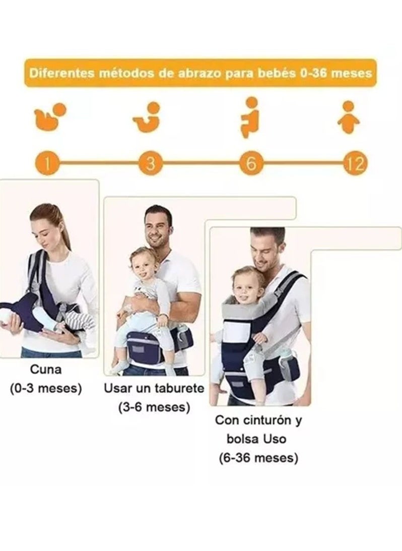 Gonice Ergonomic Baby Carrier Kangaroo Backpack 0-36 Months  - Image 3