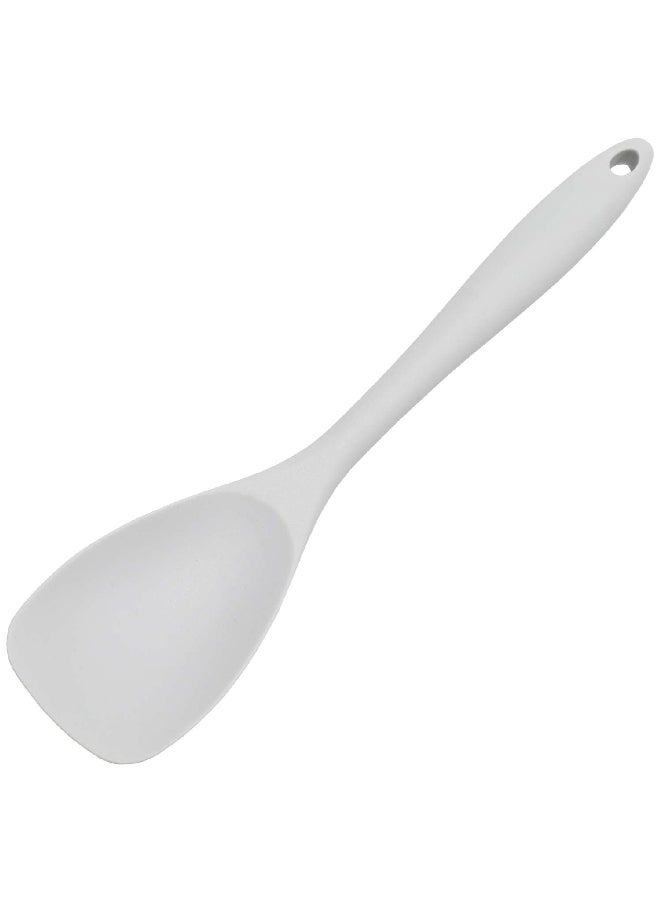 Chef Craft Premium Silicone Stain Resistant Spoon Spatula Grey 11.5inch 13867 - Image 1