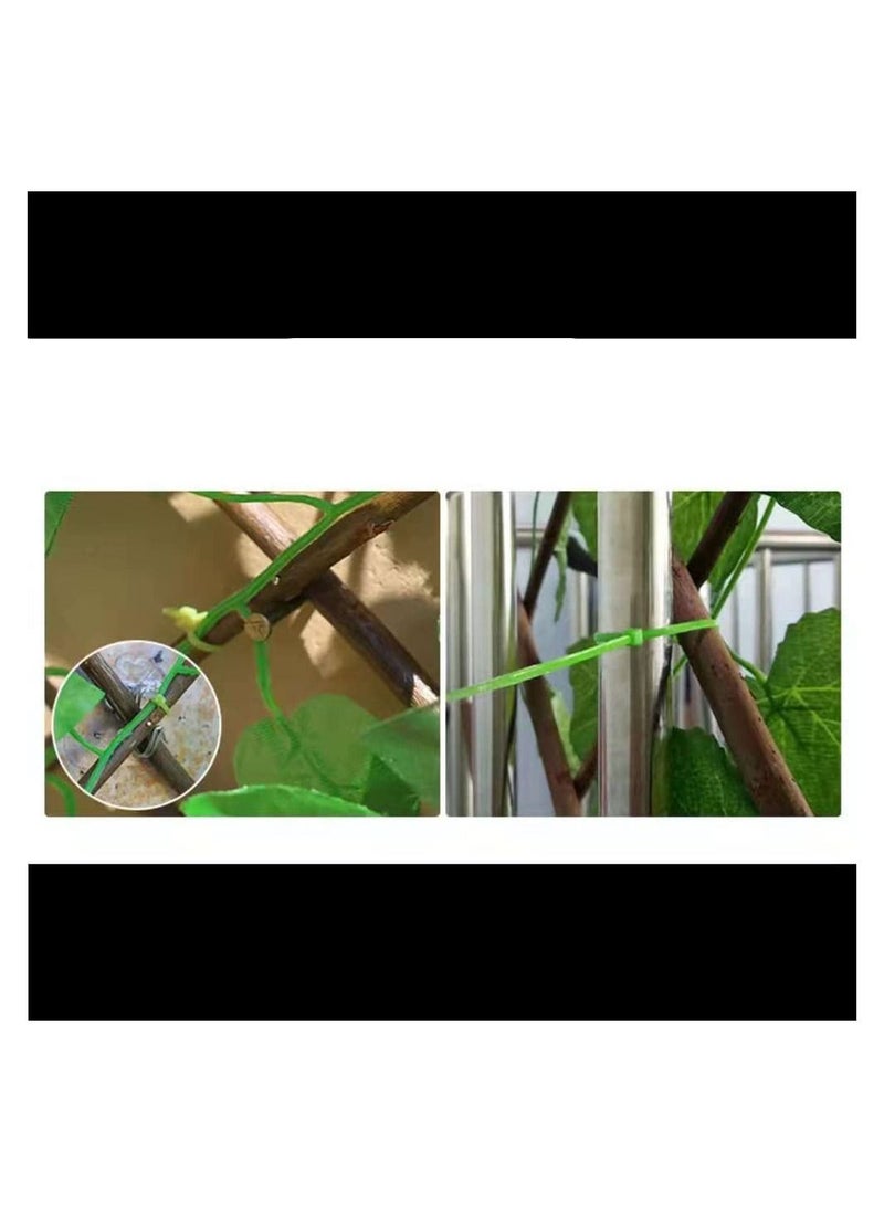 Expandable Wicker Fence With Faux Plants