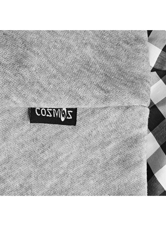 COSMOS Reversible Dog Sling Carrier Dog Purse with Breathable Soft Cotton Suit for Puppy Small Dogs and Cats for Outdoor Travel