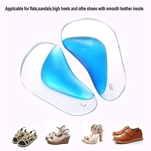 Bolt Arch Support Insoles Fits for Flat Feet & Plantar Fasciitis Orthotic Arch Pads for Women and Men, Gel High Cushion - 2 Pairs - Image 3