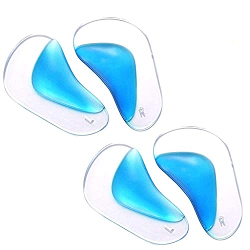 Bolt Arch Support Insoles Fits for Flat Feet & Plantar Fasciitis Orthotic Arch Pads for Women and Men, Gel High Cushion - 2 Pairs - Image 1
