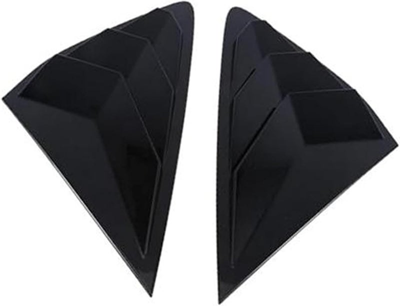 Wivplex Gloss Black Rear Window Louver Cover for Accord 2023 - Image 1