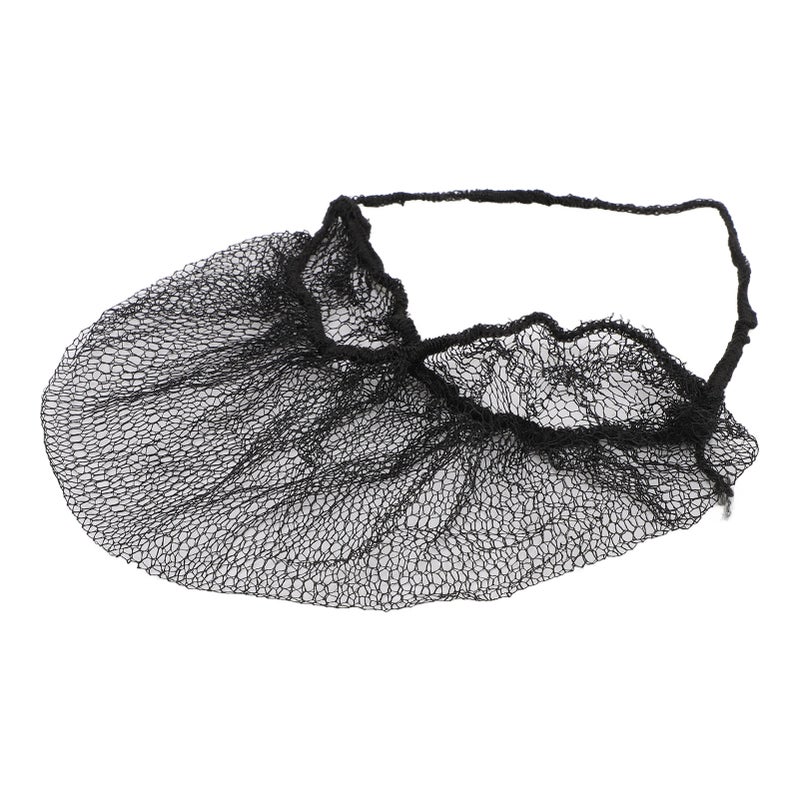 100pcs Disposable Beard Net Covers with Elastic Bands Full Coverage Breathable Beard Restraints for Safe Clean Work Environment Black - Image 2