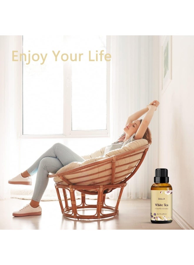 ESSLUX White Tea Essential Oil, Aromatherapy Essential Oils for Diffuser, Massage, Soap, Candle Making, Home Fragrance, 30 ml - Image 5