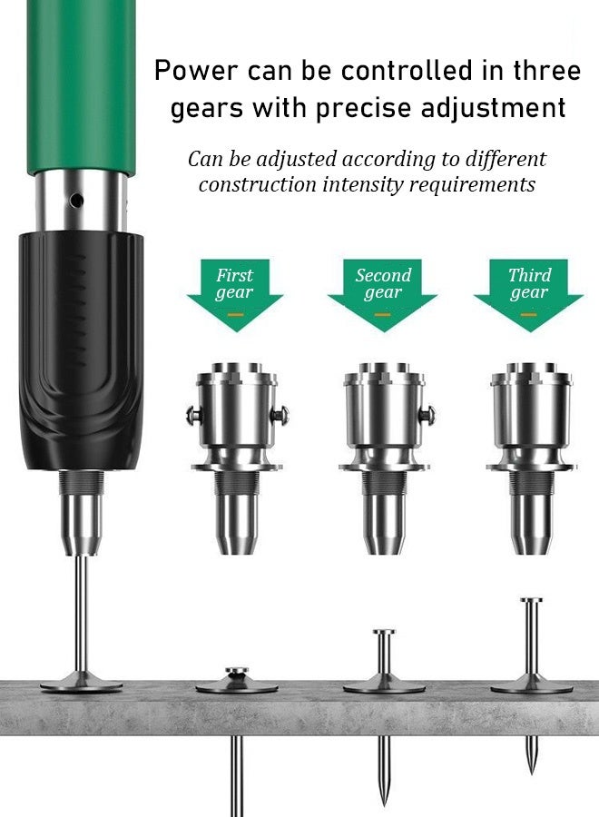 Pneumatic Nail Drill For Steel Piercing And Riveting Mini Nailer Machine Pneumatic Portable Nail Gun - Concrete Wall Nail Gun - Image 4