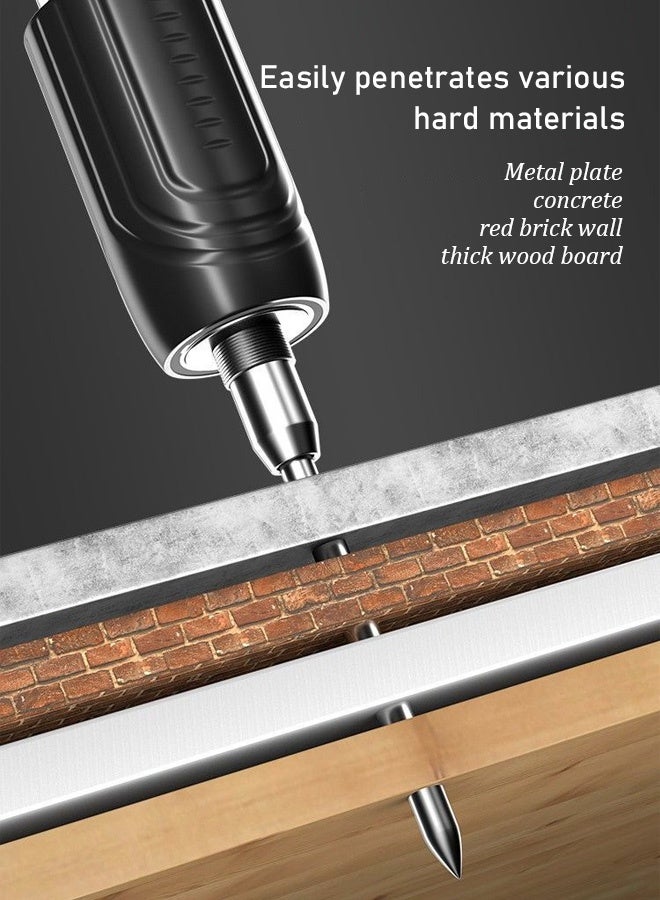 Pneumatic Nail Drill For Steel Piercing And Riveting Mini Nailer Machine Pneumatic Portable Nail Gun - Concrete Wall Nail Gun - Image 5