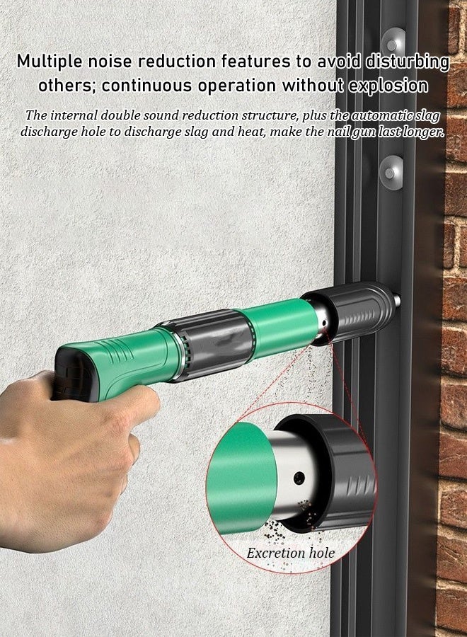 Pneumatic Nail Drill For Steel Piercing And Riveting Mini Nailer Machine Pneumatic Portable Nail Gun - Concrete Wall Nail Gun - Image 3