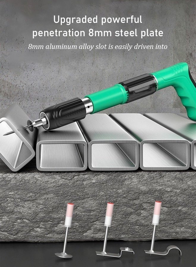 Pneumatic Nail Drill For Steel Piercing And Riveting Mini Nailer Machine Pneumatic Portable Nail Gun - Concrete Wall Nail Gun - Image 2