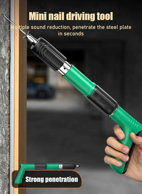 Nail Wall Fastening Tool without Nails, Manual Steel Nails Gun Tool, Concrete Nail Gun, Mini Portable Nail Shooting Machine with Tool