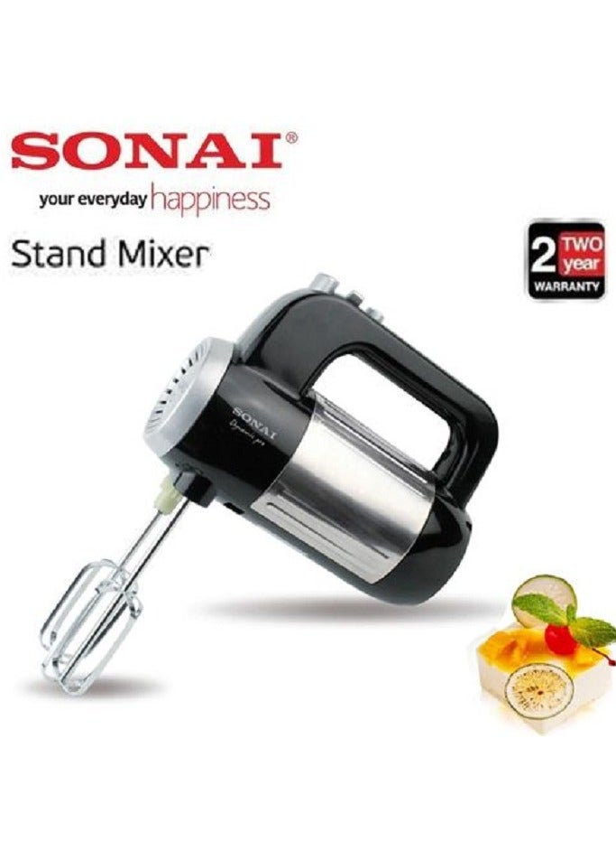 سوناي مضرب بيض وعجان كهربائي / 5 سرعات+تربو/300 وات(SH-M790) - Image 1