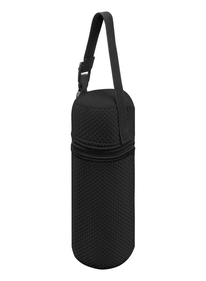 Linkidea Thermal Jar Carry Bag, Insulated Lunch Bag with Shoulder Strap, Suitable for Office Work, Outdoor Picnics, Compatible with THERMOS 24 oz, Serlium, Bidakid, Blockhutte (Black) - Image 1