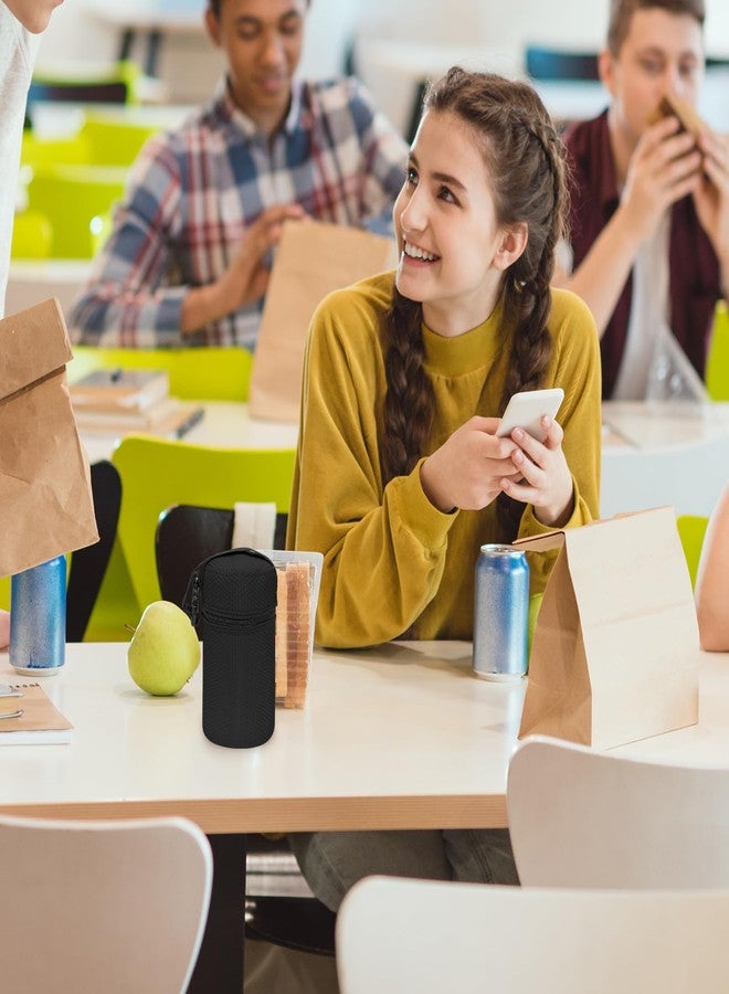 Linkidea Thermal Jar Carry Bag, Insulated Lunch Bag with Shoulder Strap, Suitable for Office Work, Outdoor Picnics, Compatible with THERMOS 24 oz, Serlium, Bidakid, Blockhutte (Black) - Image 5