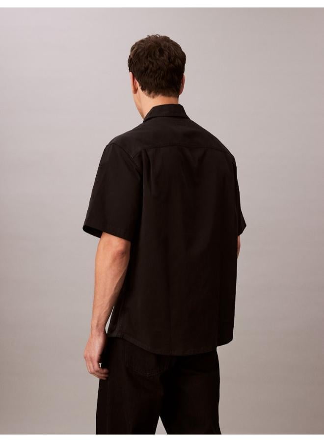 Calvin Klein Jeans Relaxed Stretch Cotton Utility Shirt - Image 2