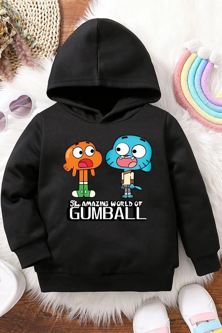 ONLYTRENDWEAR Kids Gumball Printed Sweatshirt 3-4 Years Old Black