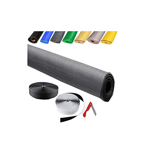 RED WIND Mosquito Net for Window with Fiber Glass Mesh 5/7feet(150/210cm) 60/84Inches 1 Year Guarantee Without Stitched (Grey Color) 200GSM RW31 - Image 1
