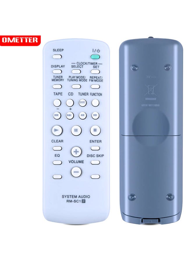 RM-SC1 Replacement Remote Control Applicable for Sony Mini Hi-Fi Stereo System MHC-GX450 CMT-NE3 MHC-GX250 MHCGX450 CMTNE3 MHCGX