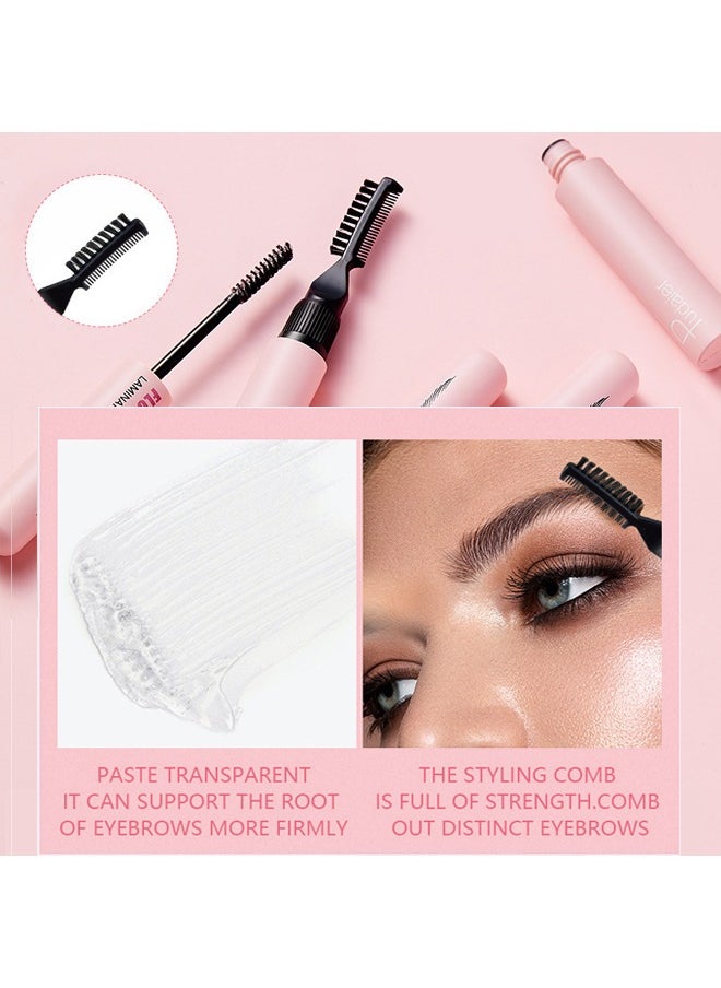 pudaier Laminating Brow Wax- Fluffy Brows Clear Brow Gel, No Sticky,Long Lasting Eyebrow Setting Gel,Healthy Waterproof Eyebrow Gel Brow Lamination Effect 8g  - Image 5