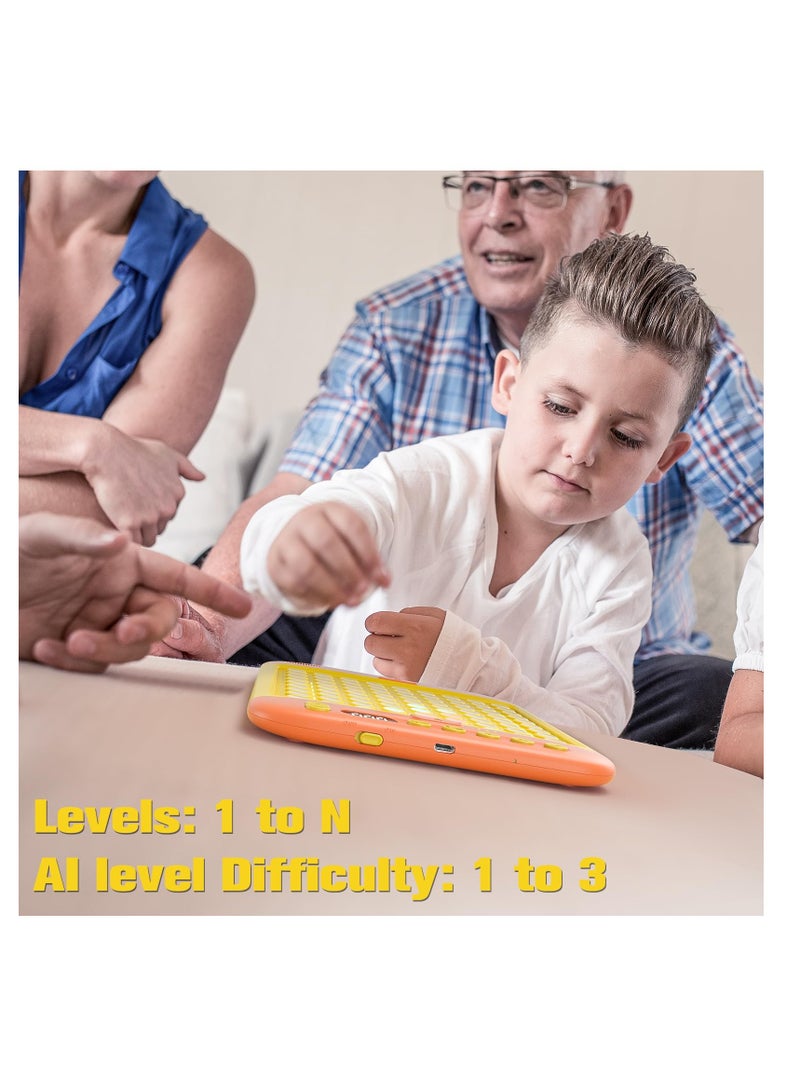 Excefore Smart Board Games, Built-in 11 Board Games, Connect 4, Checkers, Tic Tac Toe, AI Electronic Board Game for 1-2 Players and Kids Aged 3+, Wonderful Kids Games for Family, Birthday Gifts for All Ages - Image 5