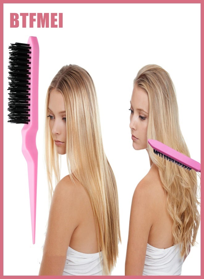 BTFMEI 10PCS Detangling Hair Comb Set, Massage Anti-Static Hair Brush Hollow out Wet Teasing Rat Tail Brush Hairpin with Spray Bottle Barber Styling Tools  - Image 5