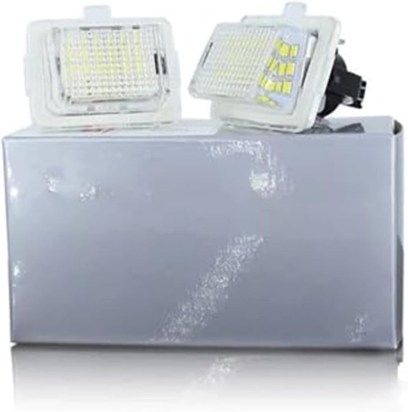 QASULER License Plate Lights for Benz - Image 1