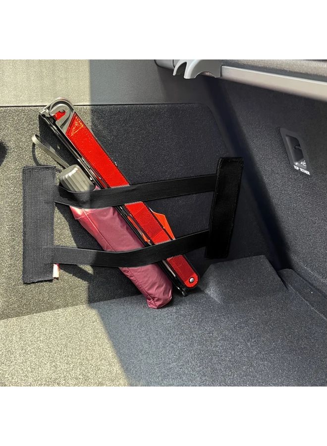 Adjustable Car Trunk Elastic Strap Black S Size 7 87x12 6 Inch Storage Organizer - Image 4