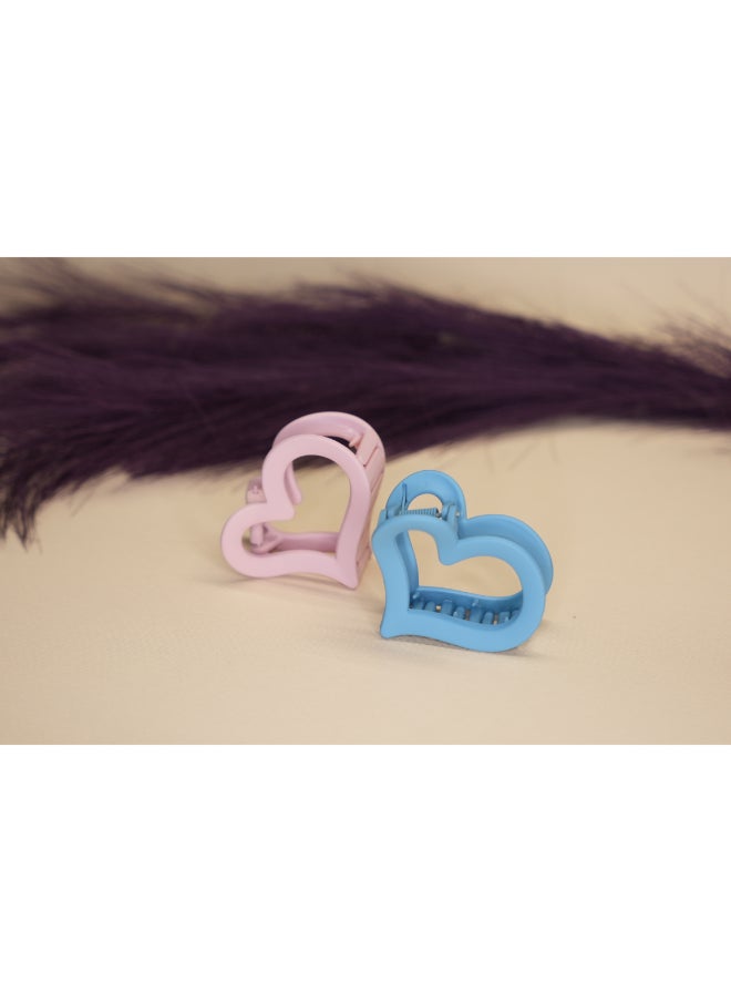 ZAAS Hair Claw Clips for Women Strong Hold Nonslip Jaw Clips for Women and Girls Hair Clamps for Thick Thin Fine Hair - Pack of 2  - Image 1