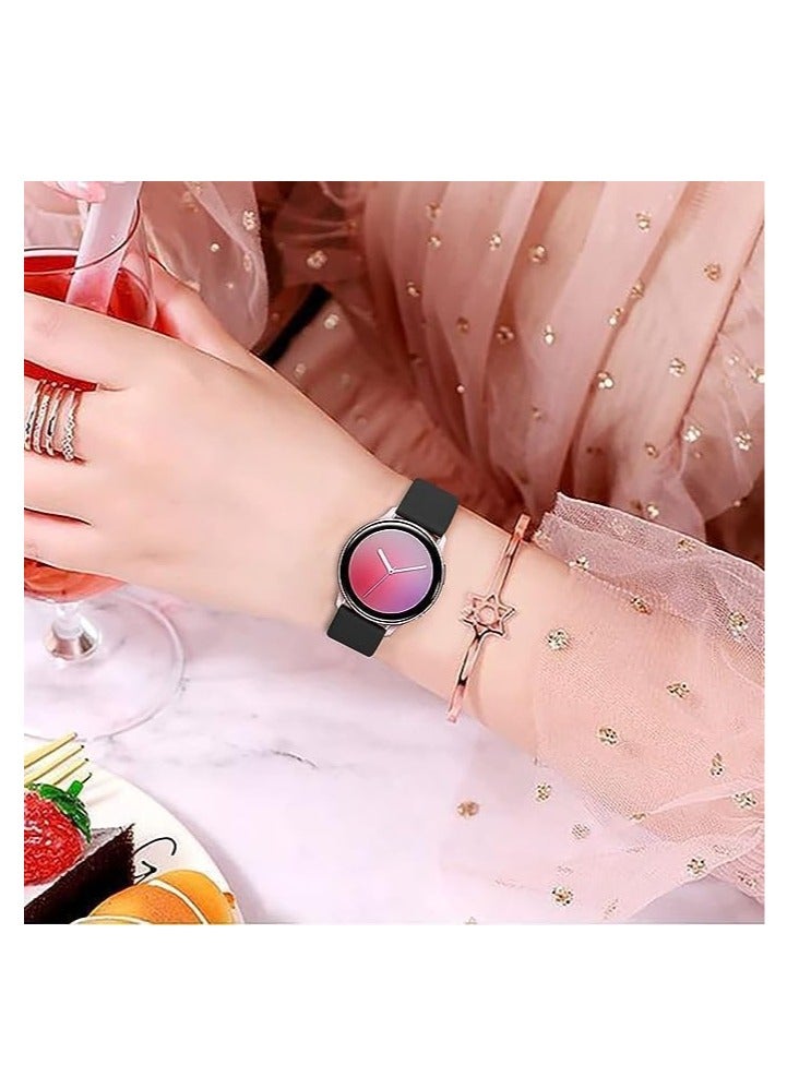 22mm Silicone Strap Compatible with Samsung Galaxy Watch 3 45mm / Gear S3 / Huawei GT3 46mm / GT2E / Pro / GT3 GT2 46mm / Honor Magic Watch 2 46mm / Amazfit GTR4 / GTR3 - Image 2