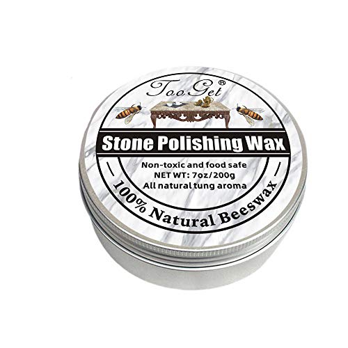 TooGet Stone Seasoning Beeswax Furniture Polish & Restoration Care Beeswax, Suit for Marble Furniture, Ceramic Tiles, Stone Floor, Walls, Polish Protection - 7OZ - Image 1