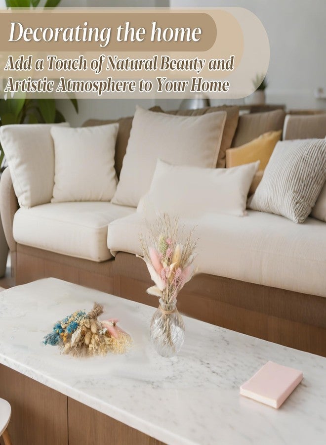 Rainflow باقة زهور مجففة صغيرة من رين فلو - عبوة من 4 قطع، زهور مجففة طبيعية، زينة حفلات الزهور، باقة زهور مجففة للأعمال اليدوية، زينة حفلات الزفاف، ديكور بوهيمي، مزهرية، زينة طاولة مركزية، حفلة، زهرة العروة، اصنعها بنفسك - Image 4