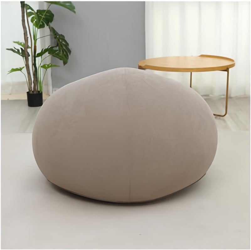 Bean Bag Chairs Inflatable Camping Sofa Chair Blow up Chairs Folding Portable Inflatable Chair for Living Room Bedroom Reading Room (Grey) - Image 4