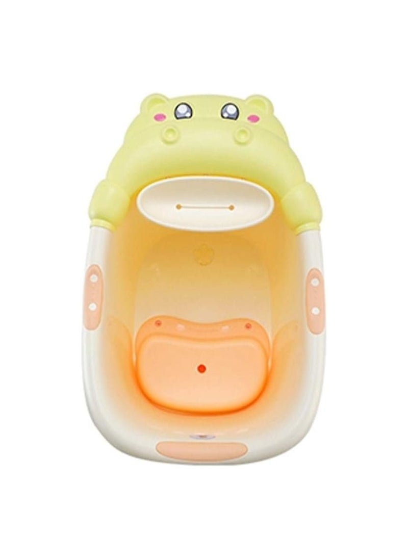 Luvlap - Luvlap Baby Bathing Tub Portable(8821)-Yellow, Piece Of 1 - Image 1