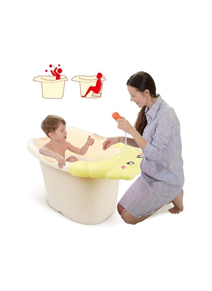 Luvlap - Luvlap Baby Bathing Tub Portable(8821)-Yellow, Piece Of 1 - Image 1