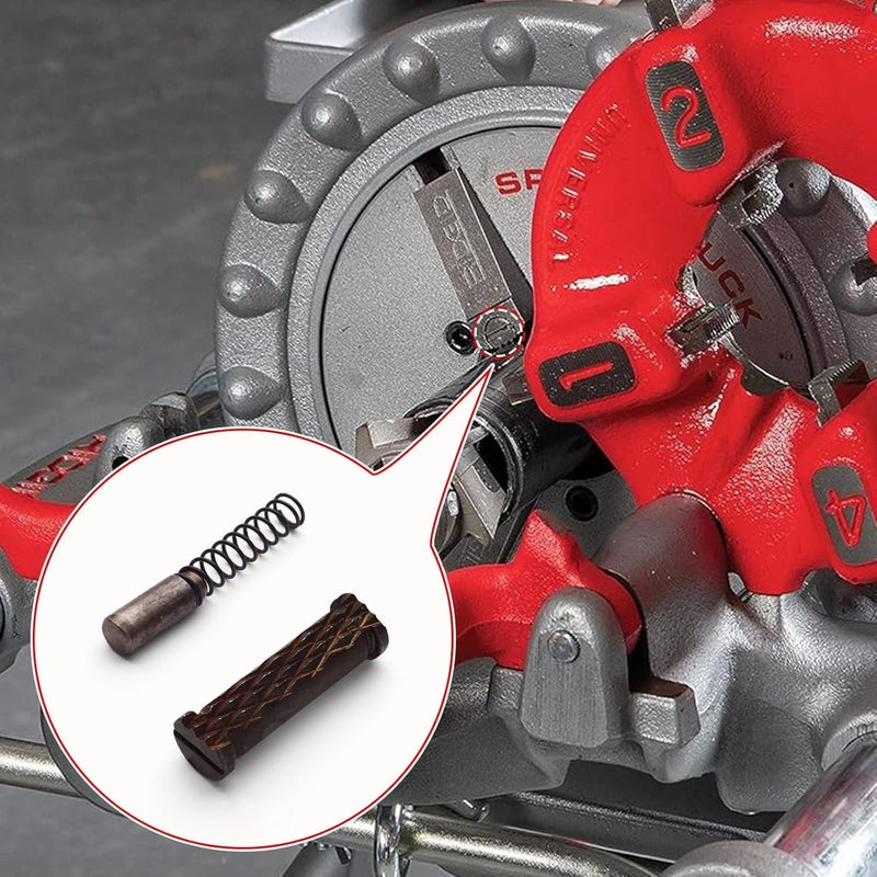 44715 Front Jaw Insert Set for RIDGID 300 535 Pipe Threading Machines (2 Set) - Image 2