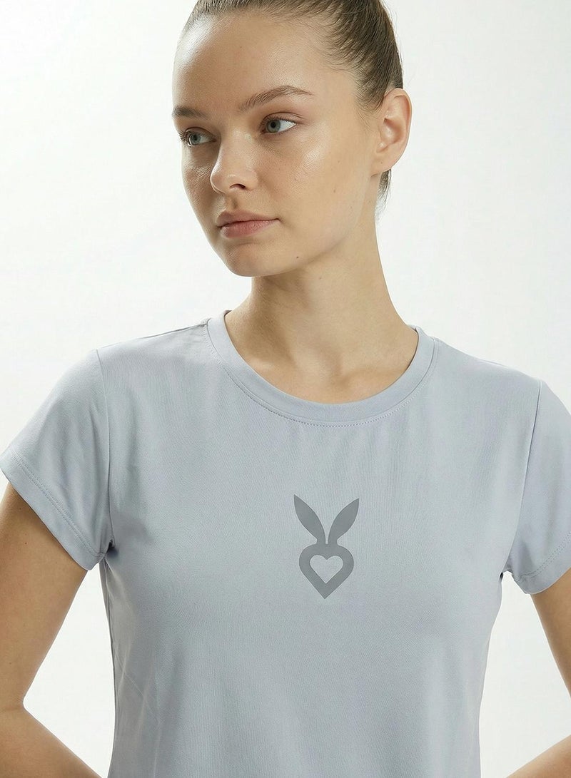 Cardio Bunny تي شيرت نسائي ضيق يتناسب مع الجسم - Image 5