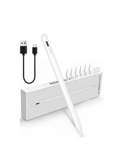 Stylus Pen for iPad 10th/9th/8th/7th/6th Generation (2018-2025 Models), Palm Rejection Pen Compatible with Apple iPad Pro 13"/12.9"/11" (M4), iPad Mini 6/5, iPad Air 5/4/3 (M2)