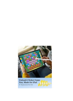 ماركة غير محددة قلم ستايلس لجهاز ايباد الجيل العاشر/التاسع/الثامن/السابع/السادس (موديلات 2025-2018)، قلم رفض راحة اليد متوافق مع ابل ايباد برو 13 انش/12.9 انش/11 انش (M4)، ايباد ميني 6/5، ايباد اير 5/4/3 (M2)  - Image 4