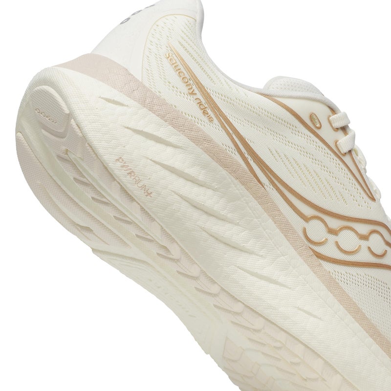 Saucony Women's Ride 18 Sneaker, Vanilla, 7 - Image 2