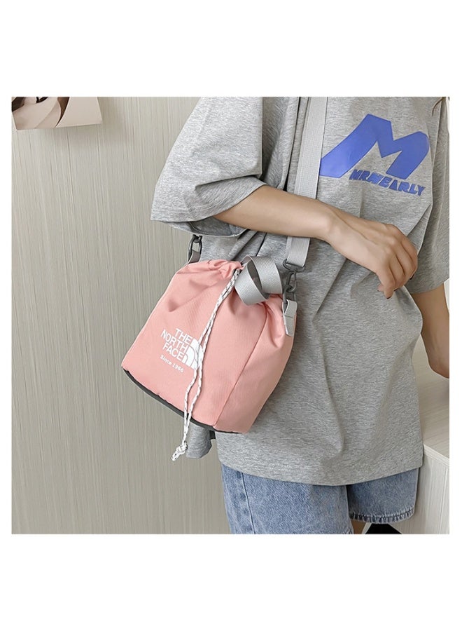 The North Face Pink Drawstring Bucket Bag - Image 4