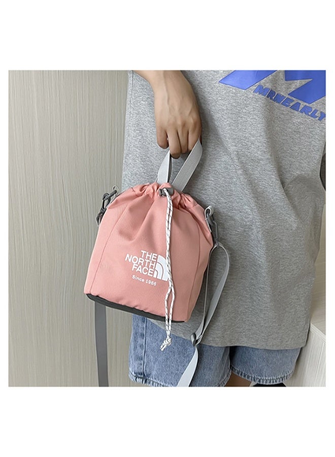 The North Face Pink Drawstring Bucket Bag - Image 3