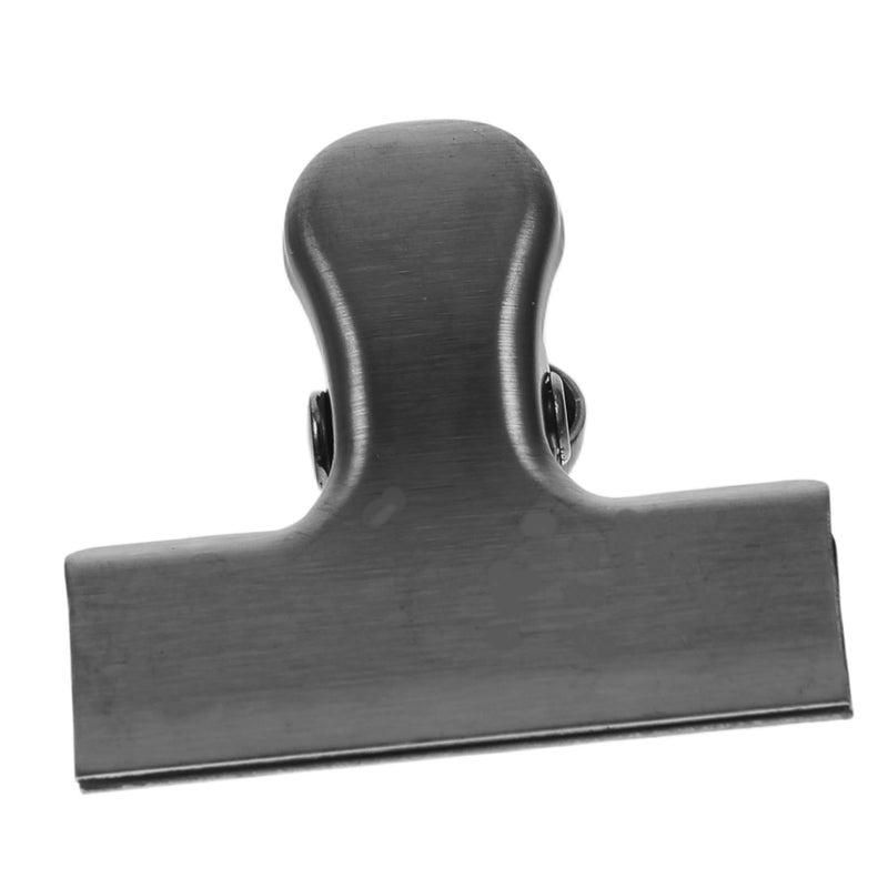 Black Stainless Steel T Shaped Bag Sealing Clip For Food Storage Snacks Fresh - Image 2