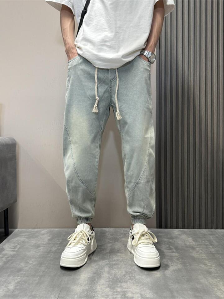 Unisex Casual Daily Denim Jeans - Image 1