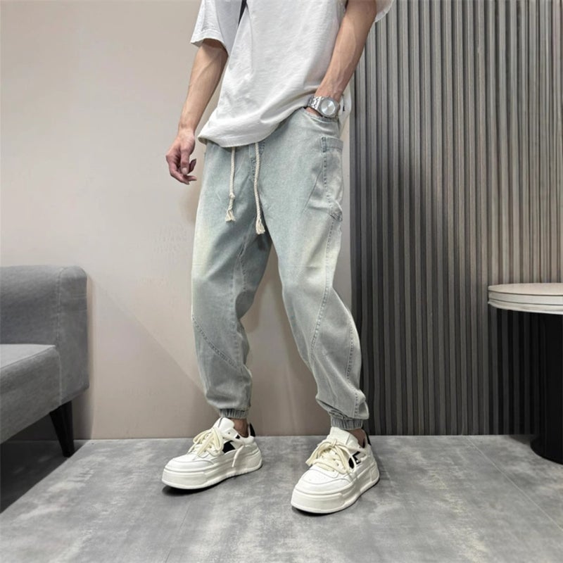 Unisex Casual Daily Denim Jeans - Image 4